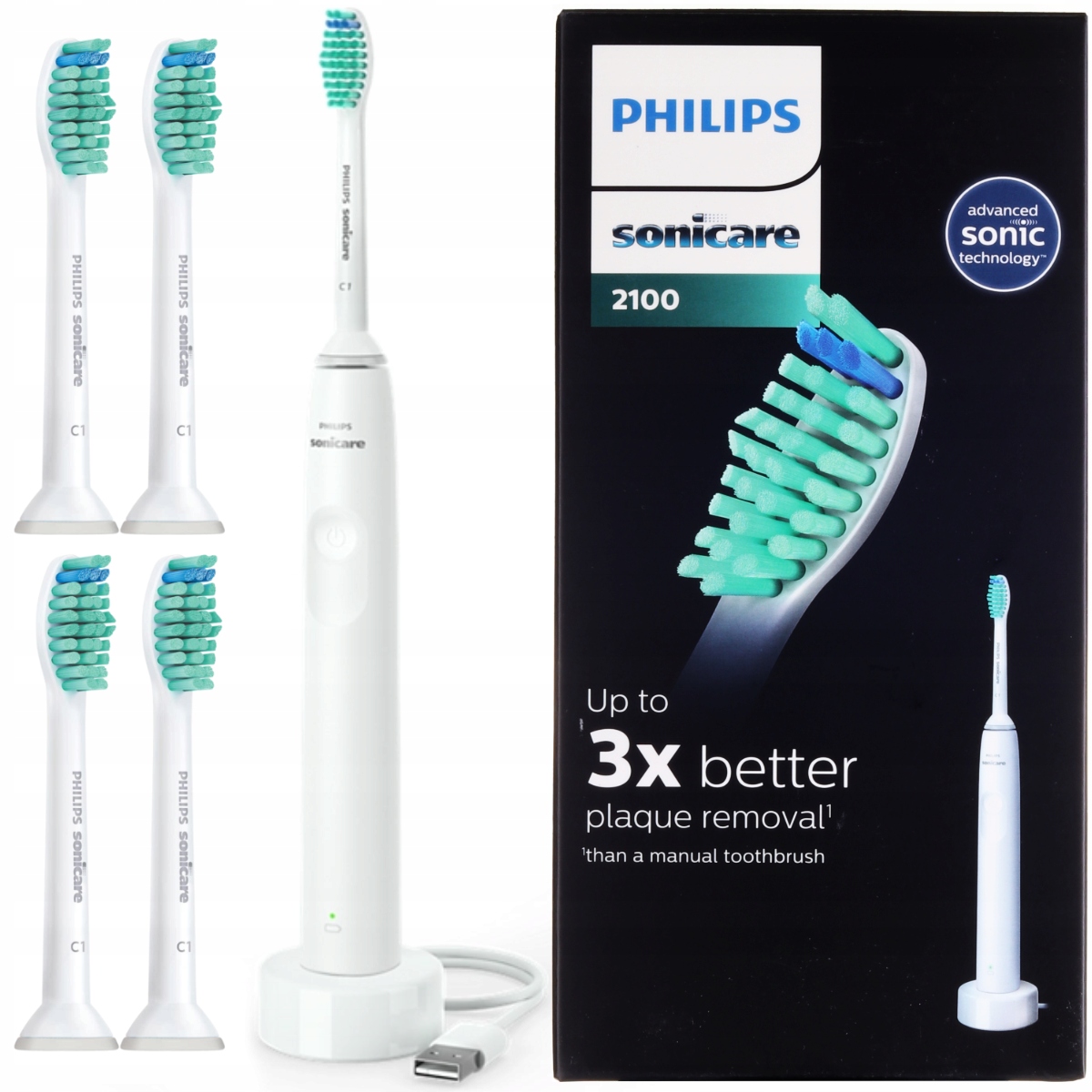 Sonická zubná kefka Philips Sonicare HX3651/13 biela súčasťou súpravy